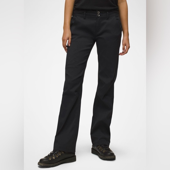 Prana Women’s Convertible Halle Pants Black Size 8 Tall Inseam - Picture 1 of 9